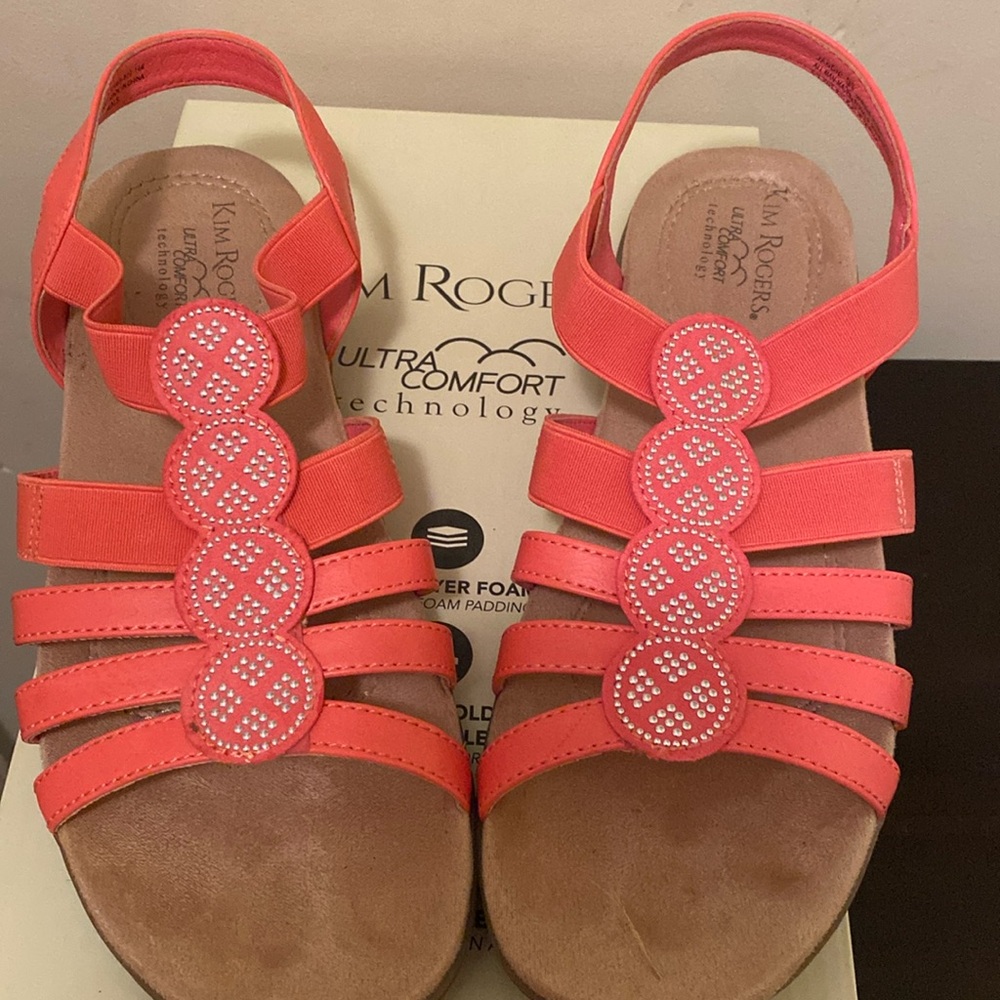 Kim Rogers Ultra Comfort Womens Shoes Sandals Size 9
